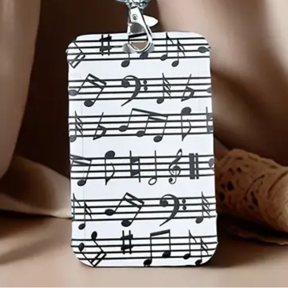 Lanyards For Keys, Keychain, Badge Holder, 1 pc, NEW, Music Note ๐ - Picture 9 of 10